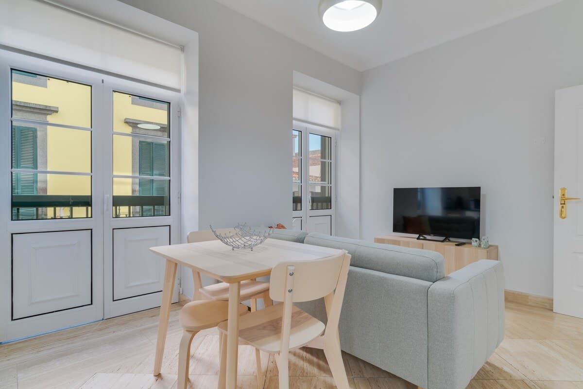 Living Room with open kitchen