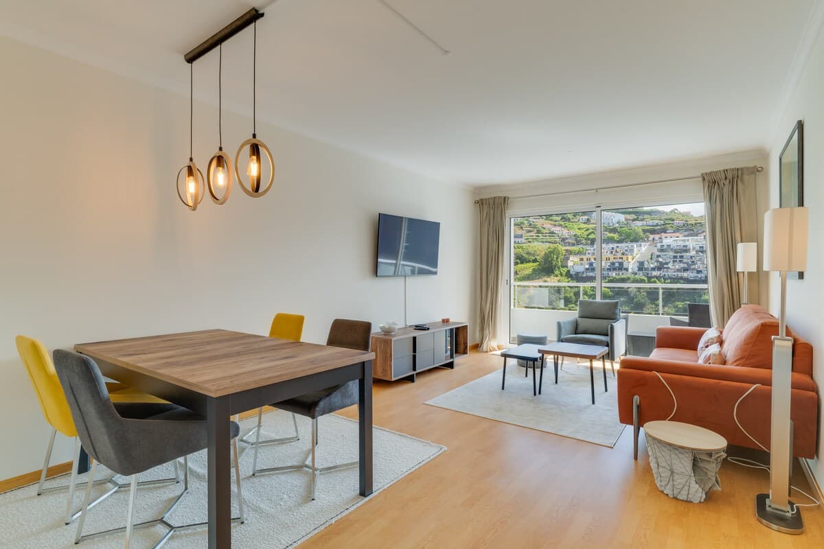 Living room with dinning table