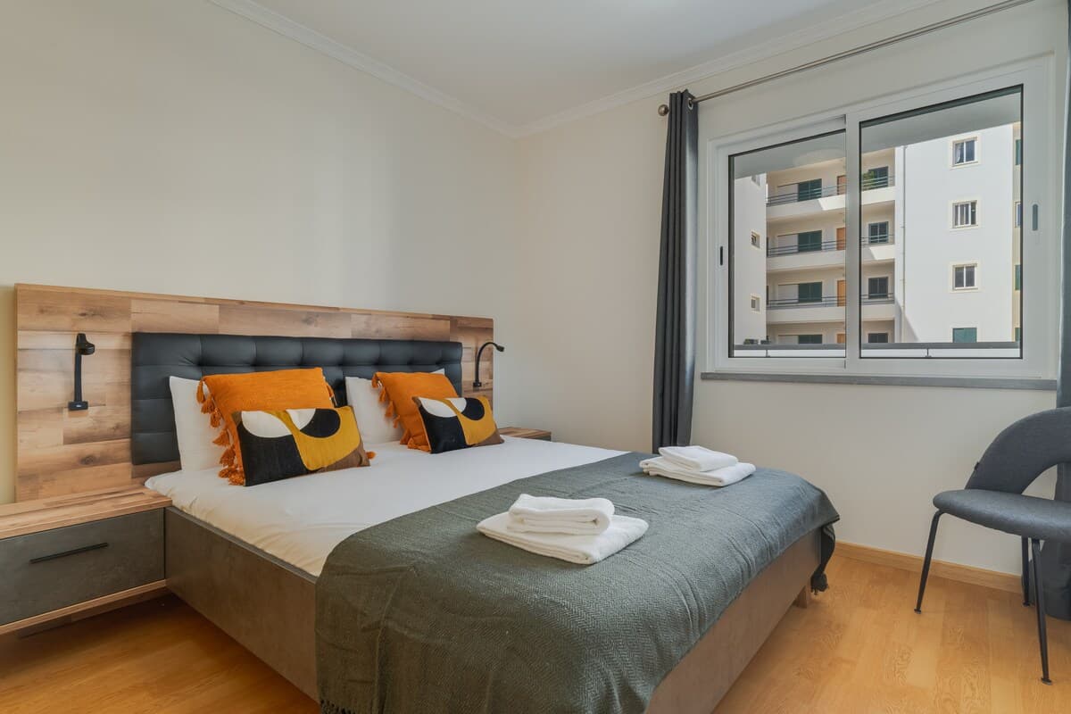 Bedroom with a Queen size bed
